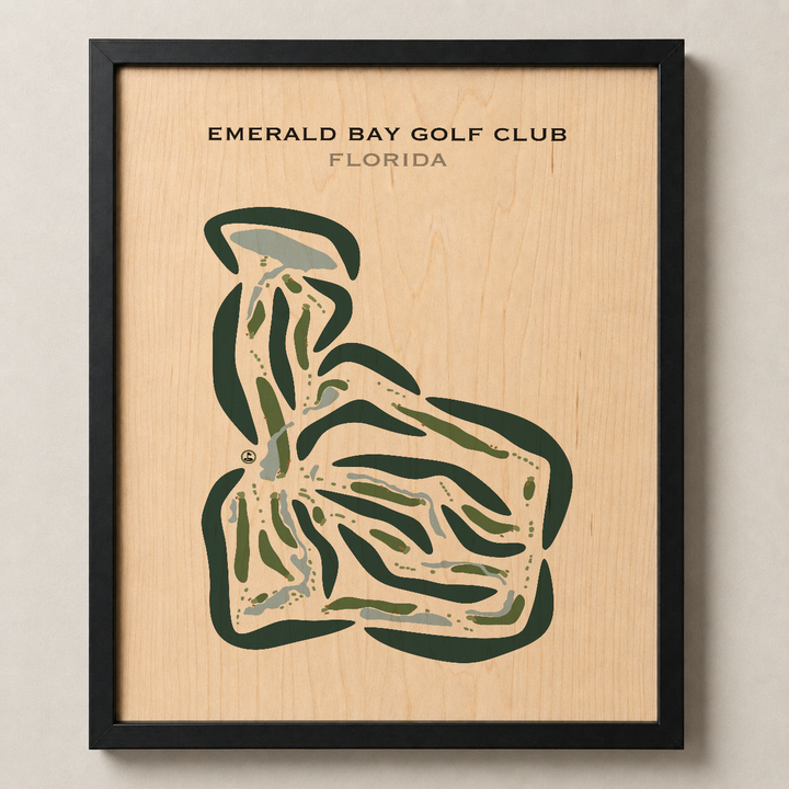Emerald Bay Golf Club, Florida - Printed Golf Courses