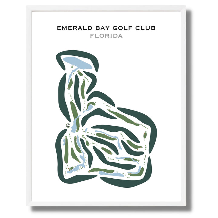 Emerald Bay Golf Club, Florida - Printed Golf Courses