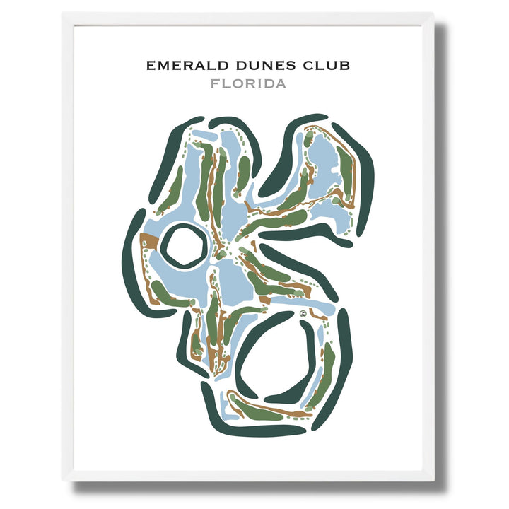 Emerald Dunes Club, Florida - Printed Golf Courses