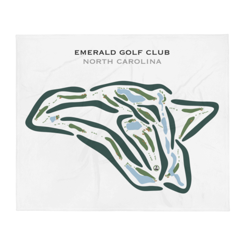 Emerald Golf Club, North Carolina - Printed Golf Courses