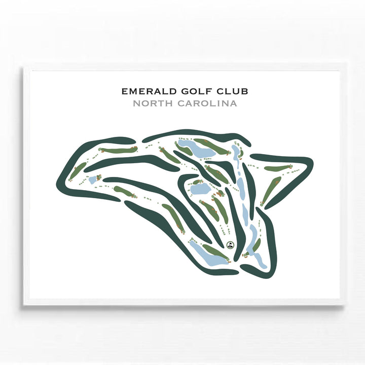 Emerald Golf Club, North Carolina - Printed Golf Courses