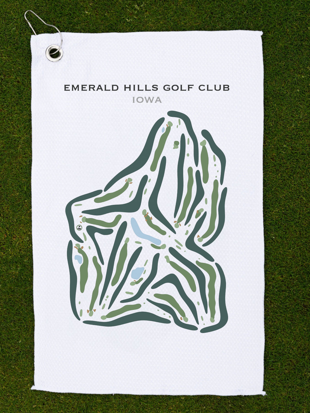 Emerald Hills Golf Club, Iowa - Printed Golf Courses