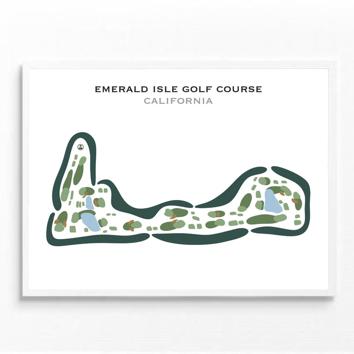 Emerald Isle Golf Course, California - Printed Golf Courses