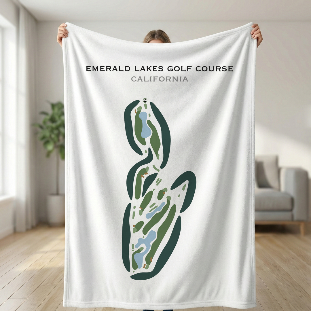 Emerald Lakes Golf Course, California - Printed Golf Courses