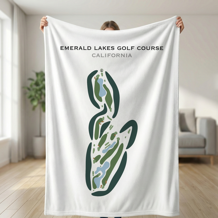 Emerald Lakes Golf Course, California - Printed Golf Courses