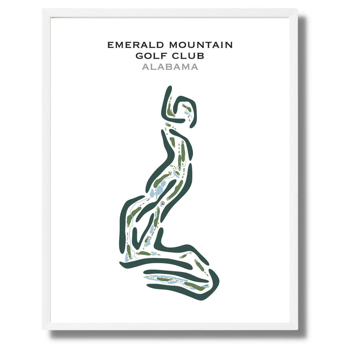 Emerald Mountain Golf Club, Alabama - Printed Golf Courses