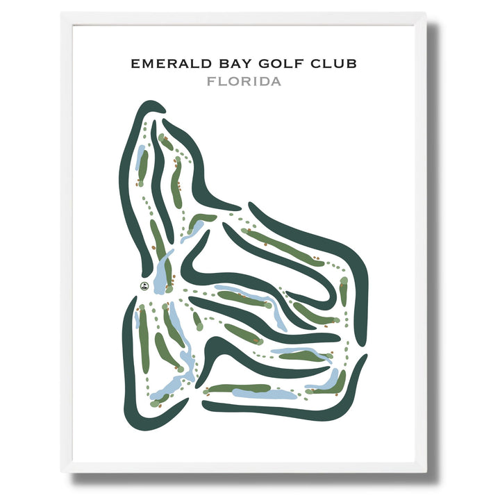 Emerald Bay Golf Club, Florida - Printed Golf Courses