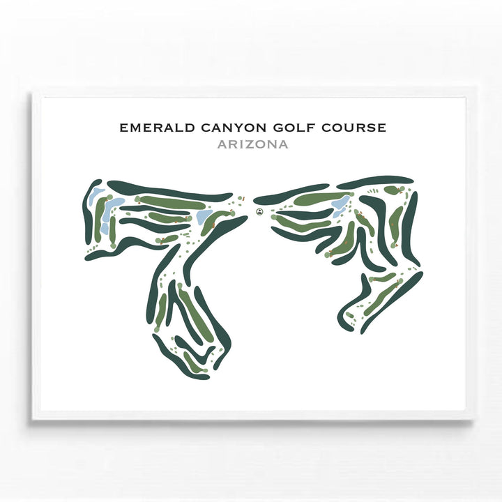 Emerald Canyon Golf Course, Arizona - Printed Golf Course