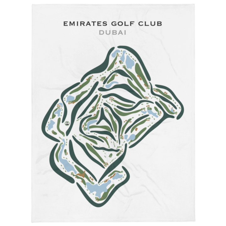 Emirates Golf Club, The Faldo Course, Dubai - Printed Golf Courses
