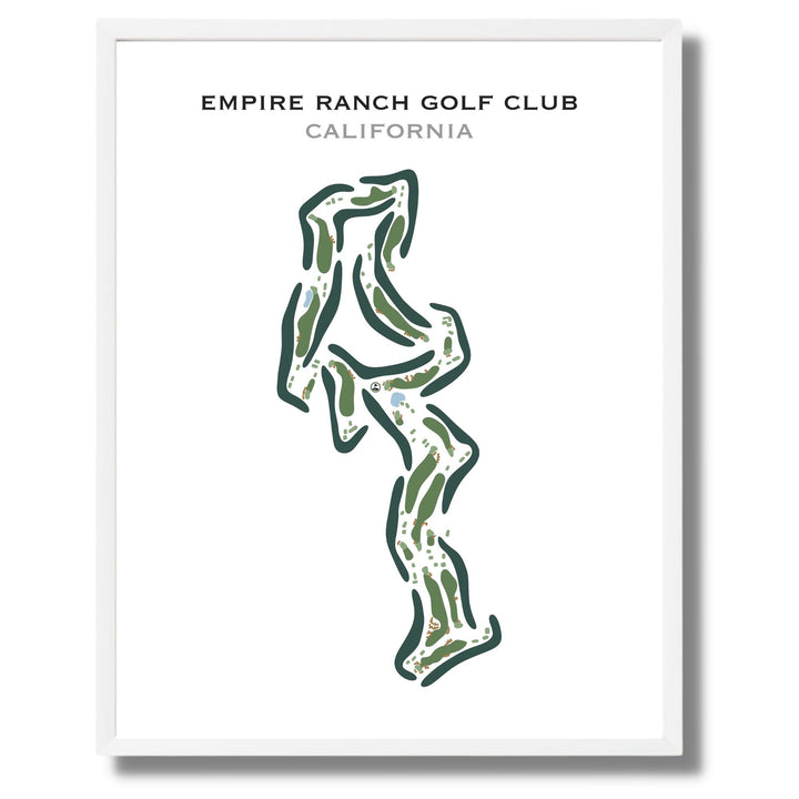 Empire Ranch Golf Club, California - Printed Golf Course