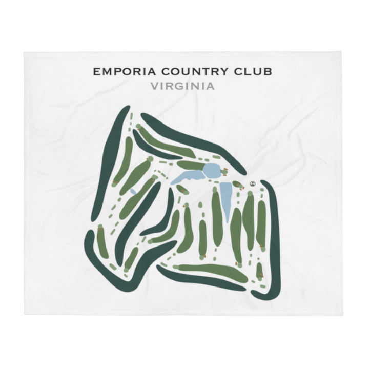 Emporia Country Club, Virginia - Printed Golf Course