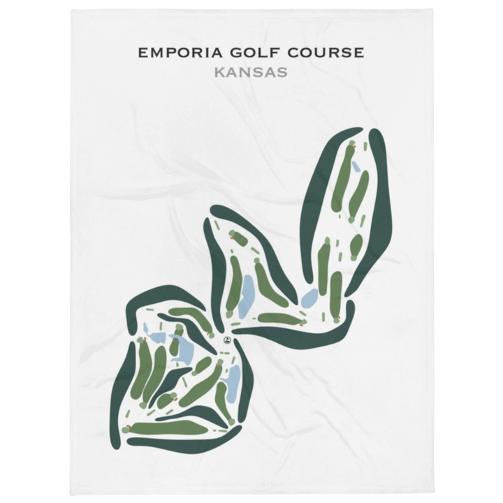 Emporia Golf Course, Kansas - Printed Golf Courses