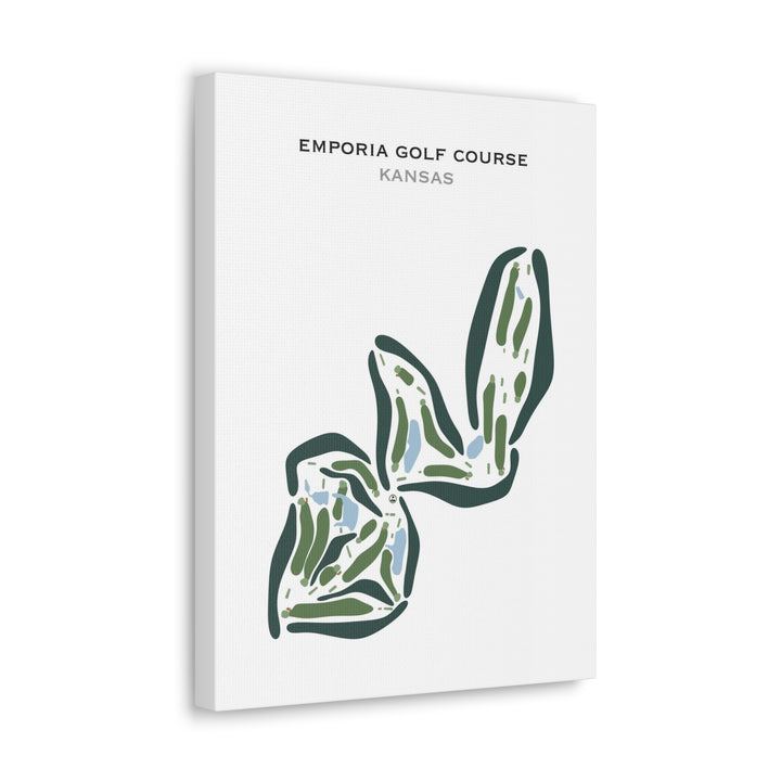 Emporia Golf Course, Kansas - Printed Golf Courses