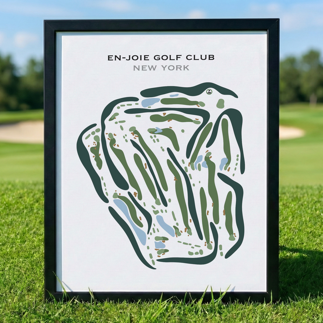 En-Joie Golf Course, New York - Printed Golf Courses