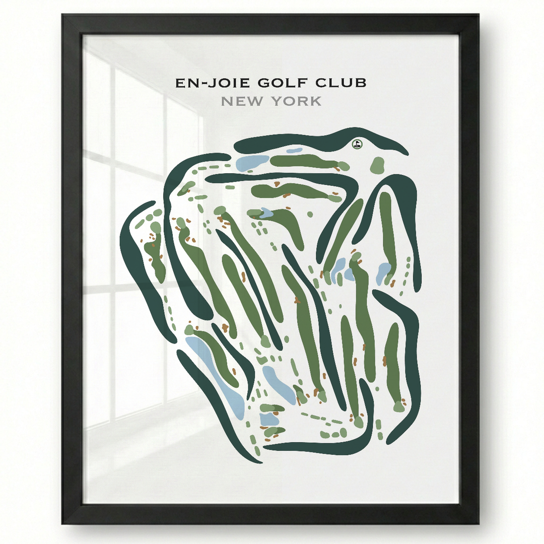 En-Joie Golf Course, New York - Printed Golf Courses