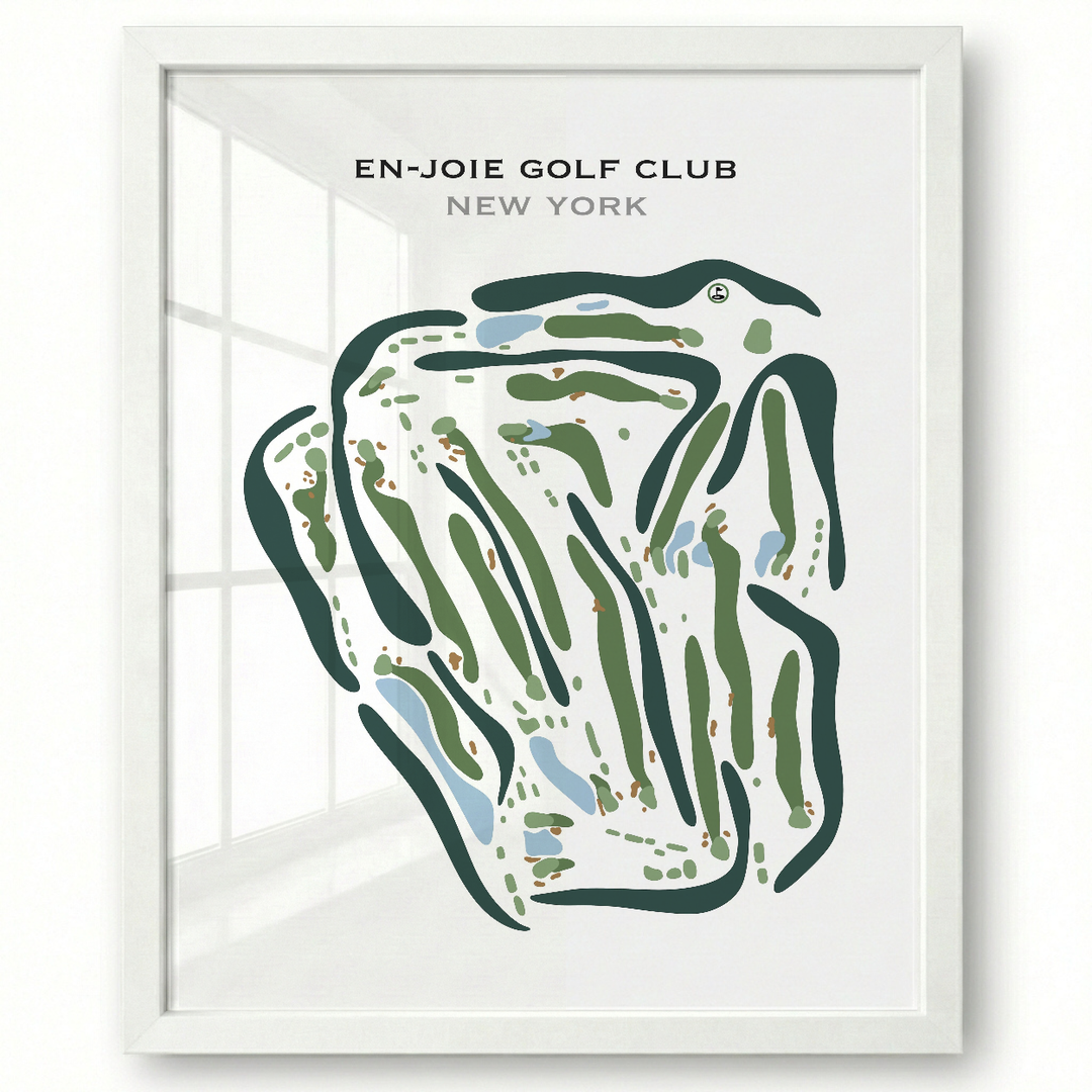 En-Joie Golf Course, New York - Printed Golf Courses