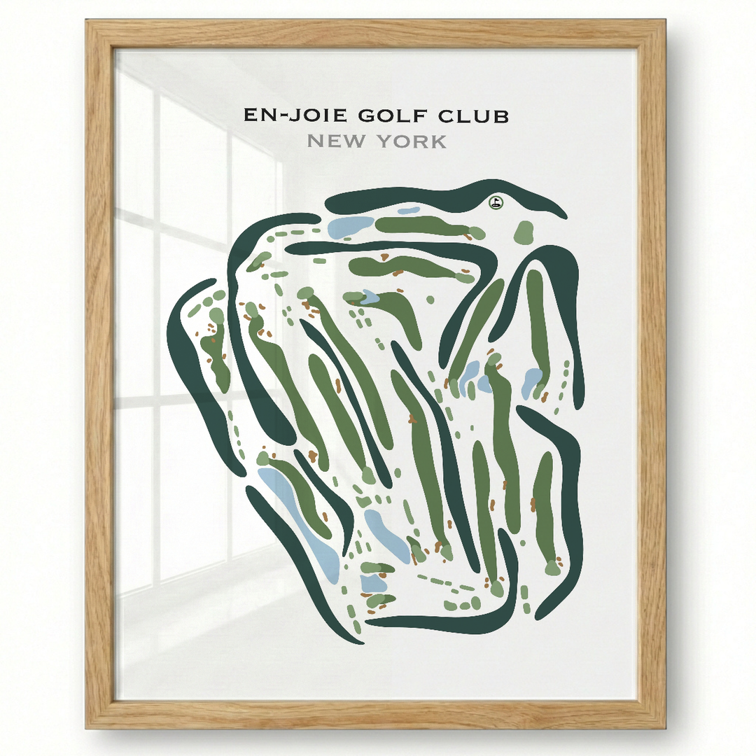 En-Joie Golf Course, New York - Printed Golf Courses