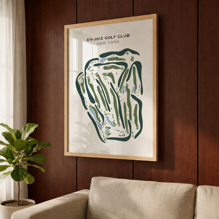 En-Joie Golf Course, New York - Printed Golf Courses