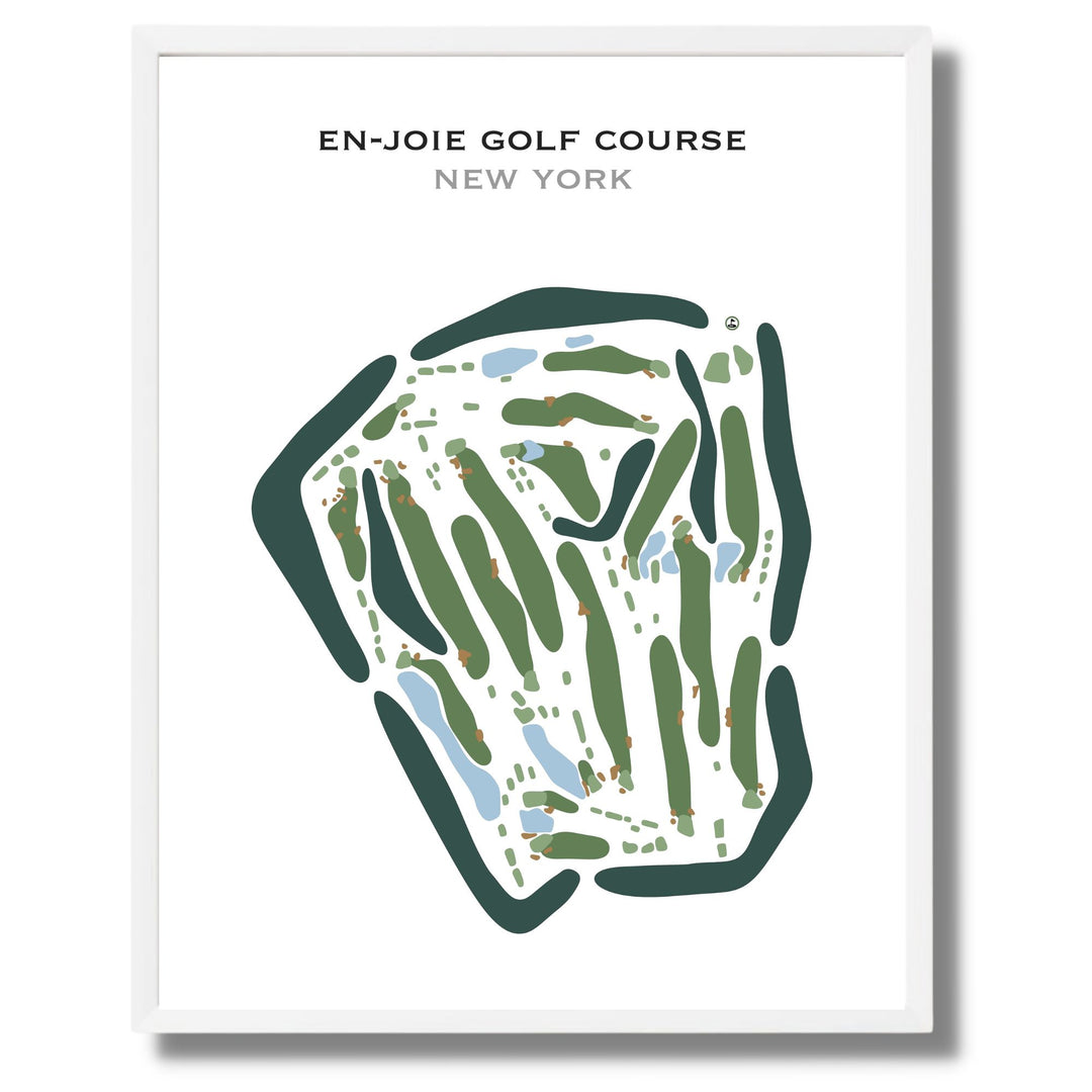 En-Joie Golf Course, New York - Printed Golf Courses