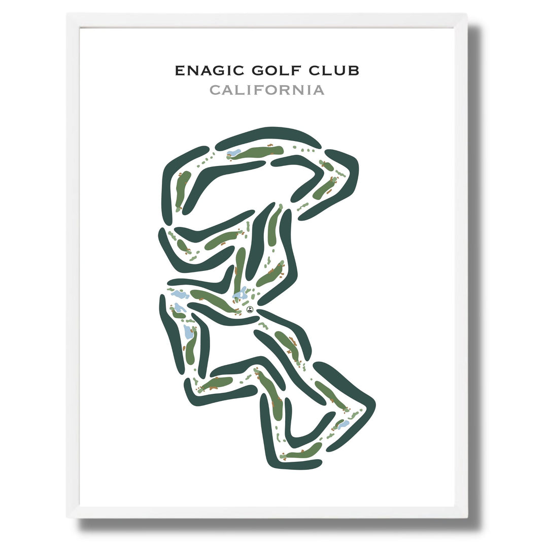 Enagic Golf Club, California - Printed Golf Course