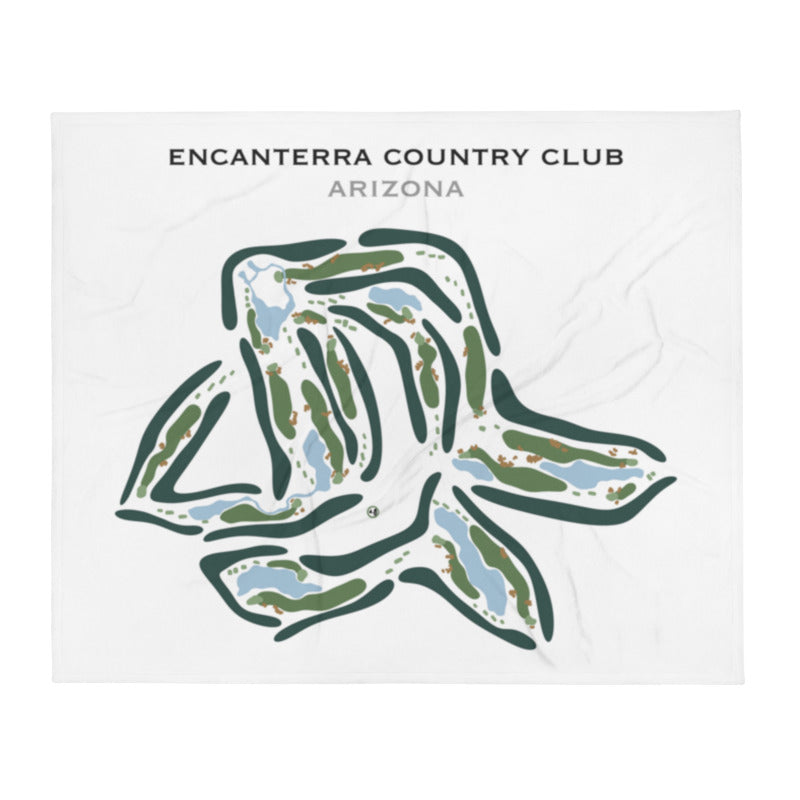 Encanterra Country Club, Arizona - Printed Golf Course