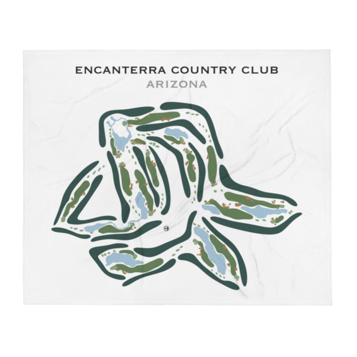 Encanterra Country Club, Arizona - Printed Golf Course