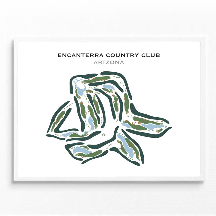 Encanterra Country Club, Arizona - Printed Golf Course