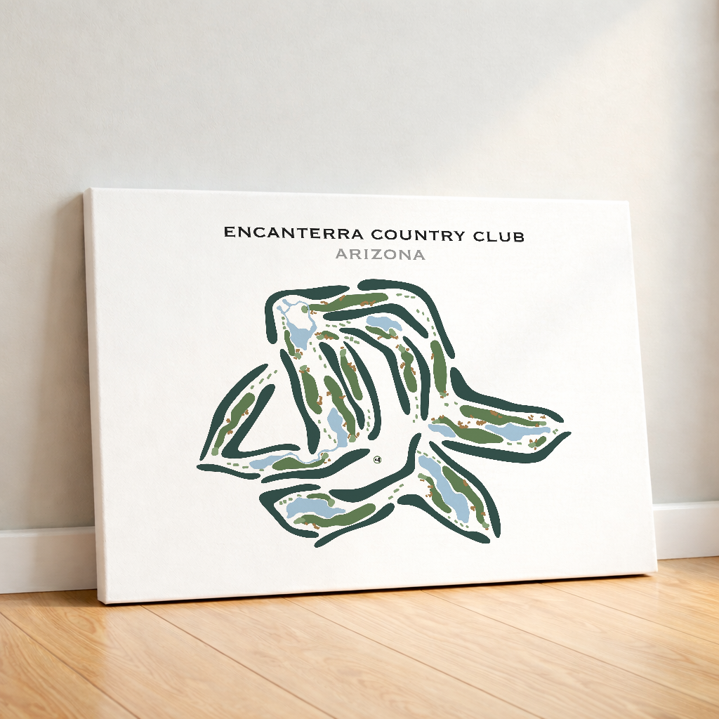 Encanterra Country Club, Arizona - Printed Golf Course