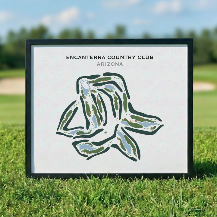 Encanterra Country Club, Arizona - Printed Golf Course