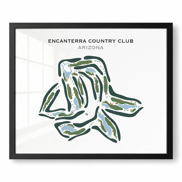 Encanterra Country Club, Arizona - Printed Golf Course