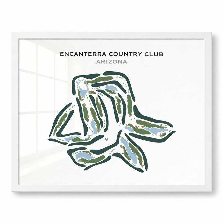 Encanterra Country Club, Arizona - Printed Golf Course