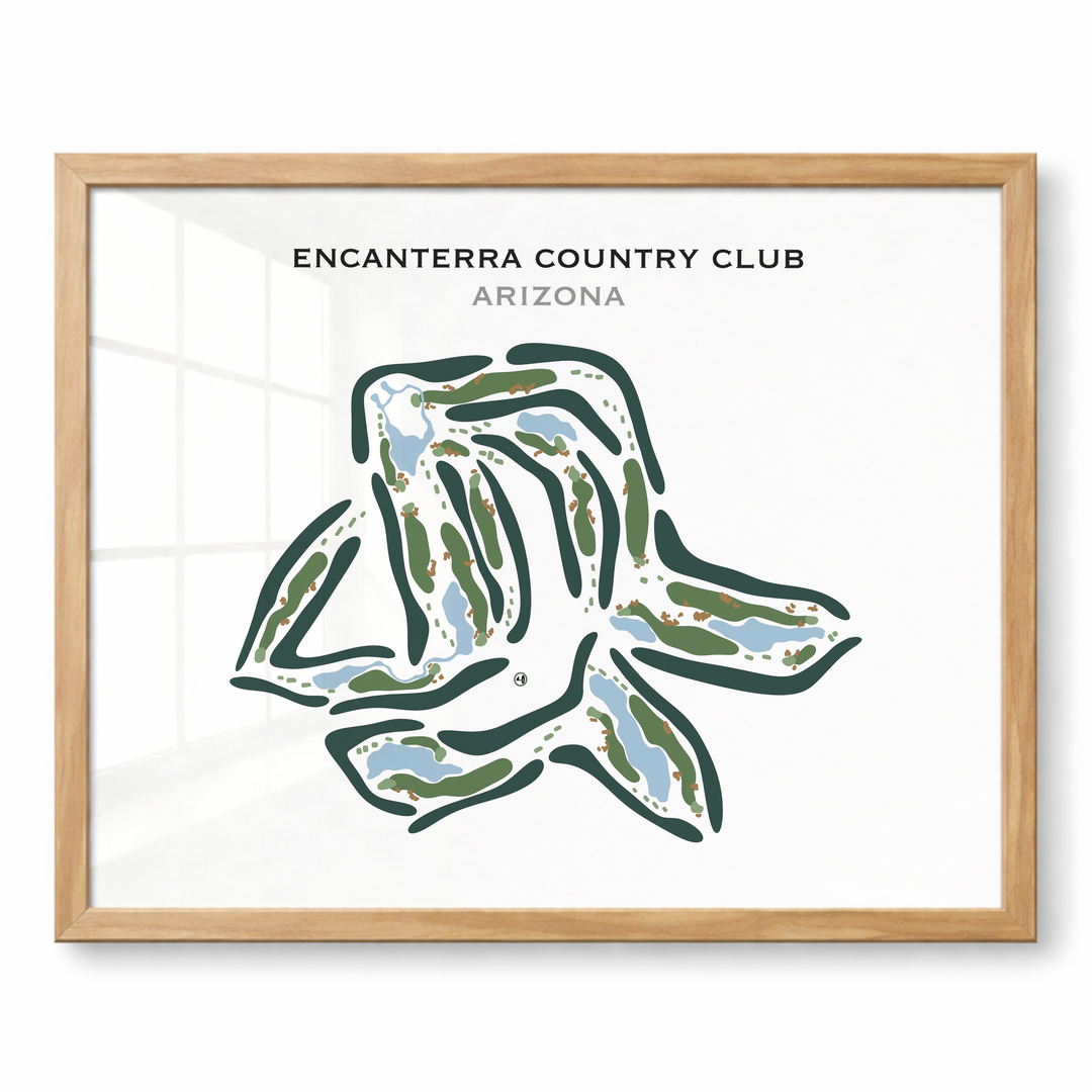 Encanterra Country Club, Arizona - Printed Golf Course