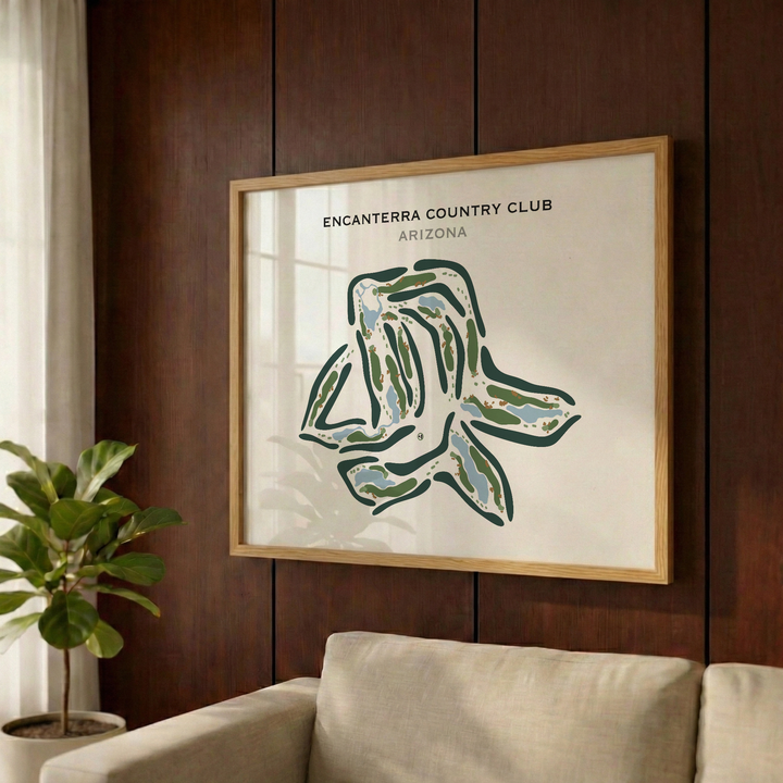Encanterra Country Club, Arizona - Printed Golf Course