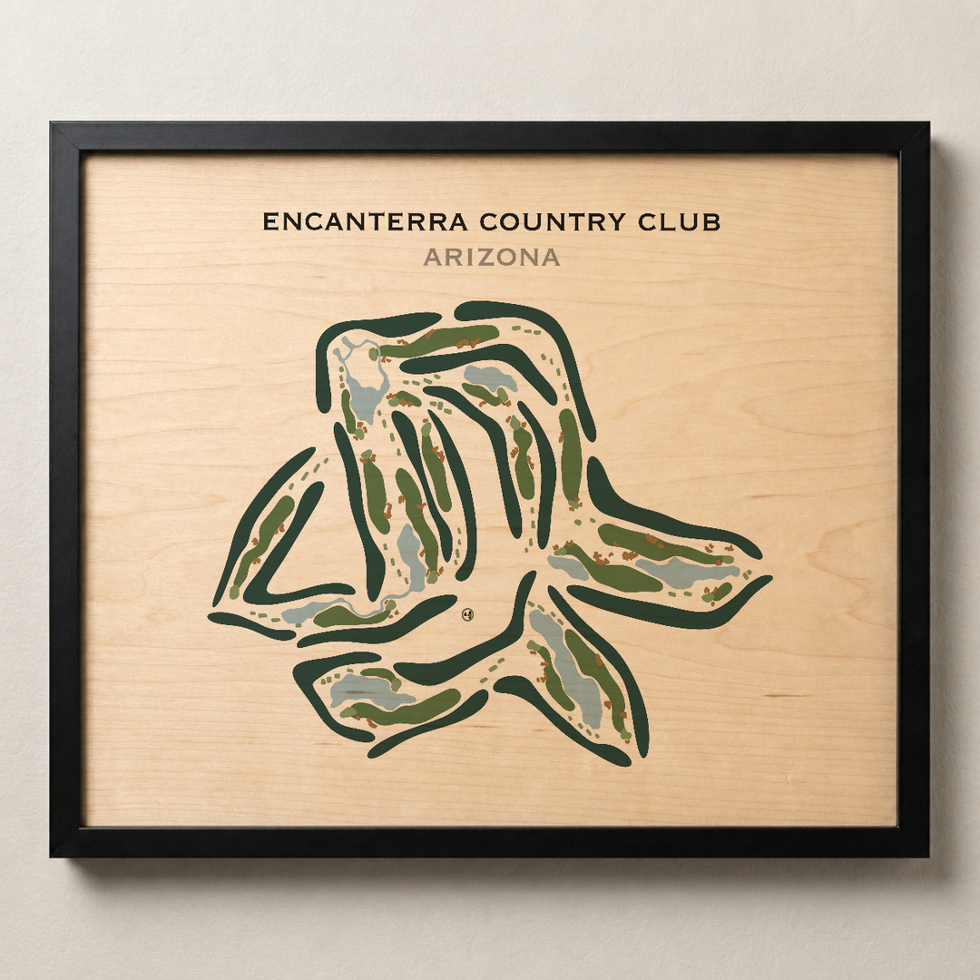 Encanterra Country Club, Arizona - Printed Golf Course