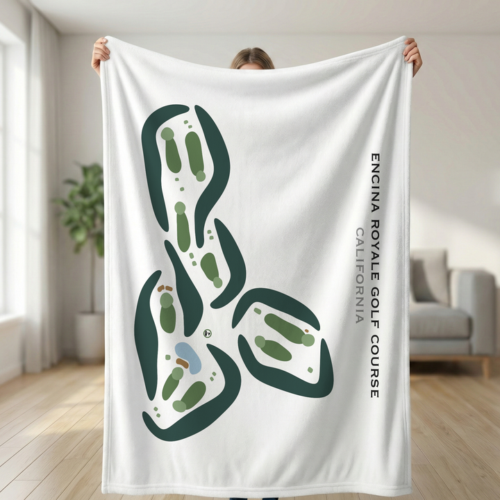 Encina Royale Golf Course, California - Printed Golf Courses
