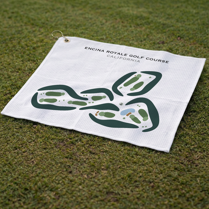 Encina Royale Golf Course, California - Printed Golf Courses