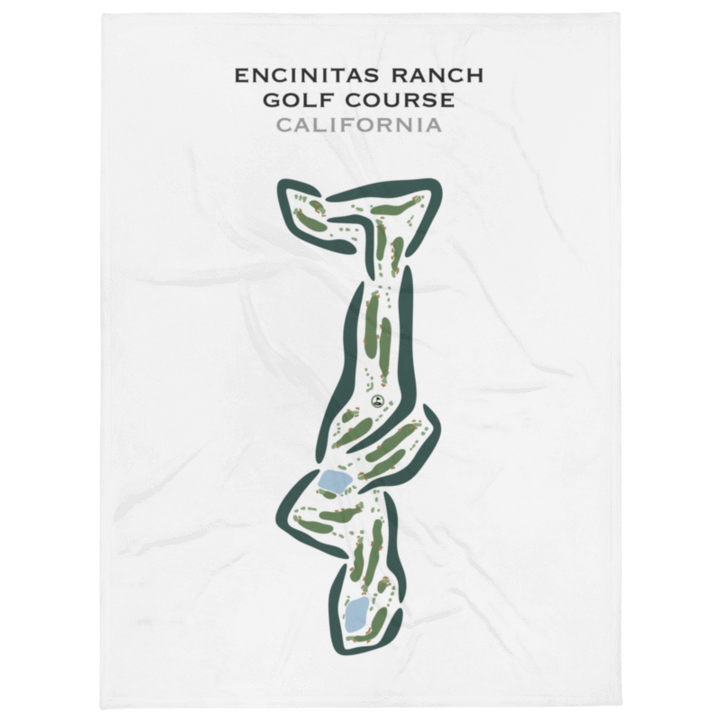 Encinitas Ranch Golf Course, California - Printed Golf Courses