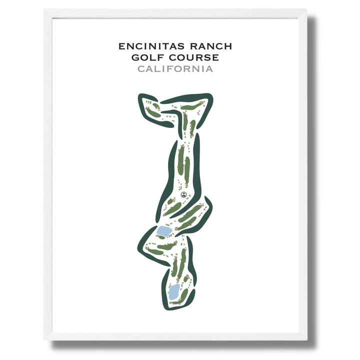 Encinitas Ranch Golf Course, California - Printed Golf Courses