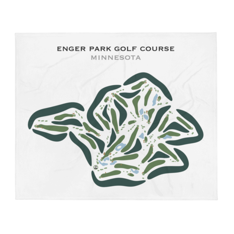 Enger Park Golf Course, Minnesota - Printed Golf Courses
