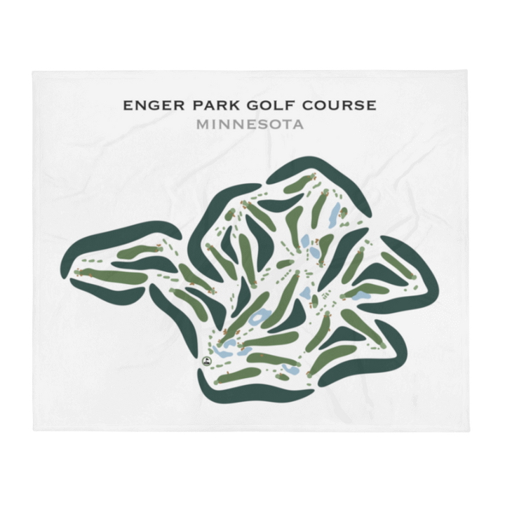 Enger Park Golf Course, Minnesota - Printed Golf Courses