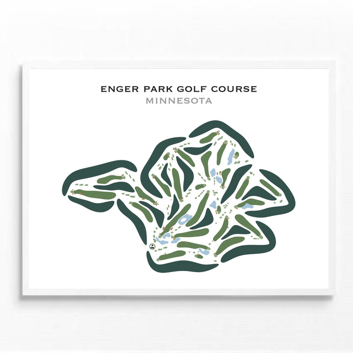 Enger Park Golf Course, Minnesota - Printed Golf Courses