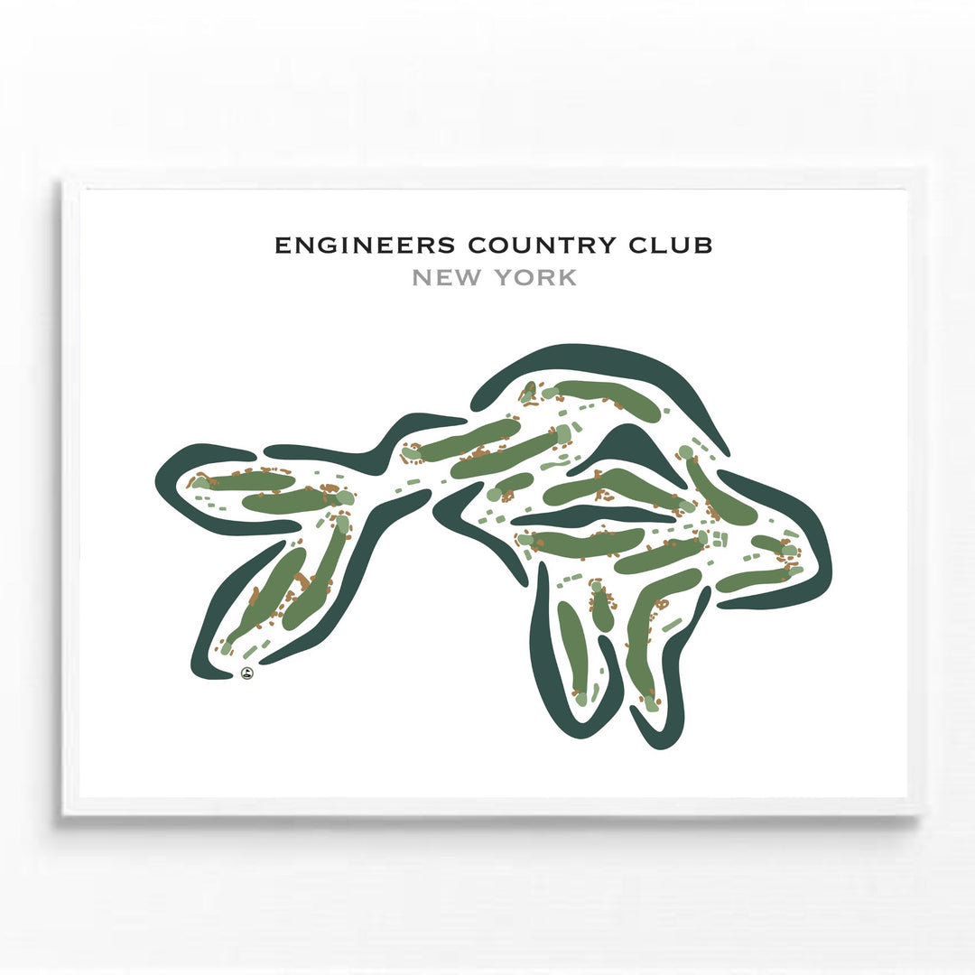 Engineers Country Club, New York - Printed Golf Courses