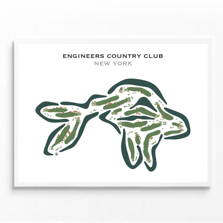 Engineers Country Club, New York - Printed Golf Courses