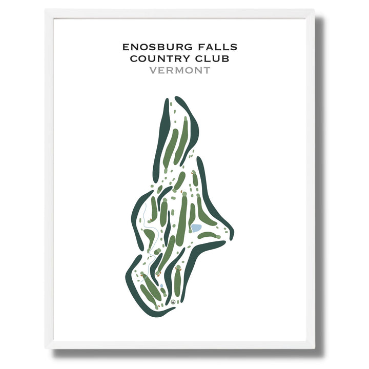 Enosburg Falls Country Club, Vermont - Printed Golf Courses