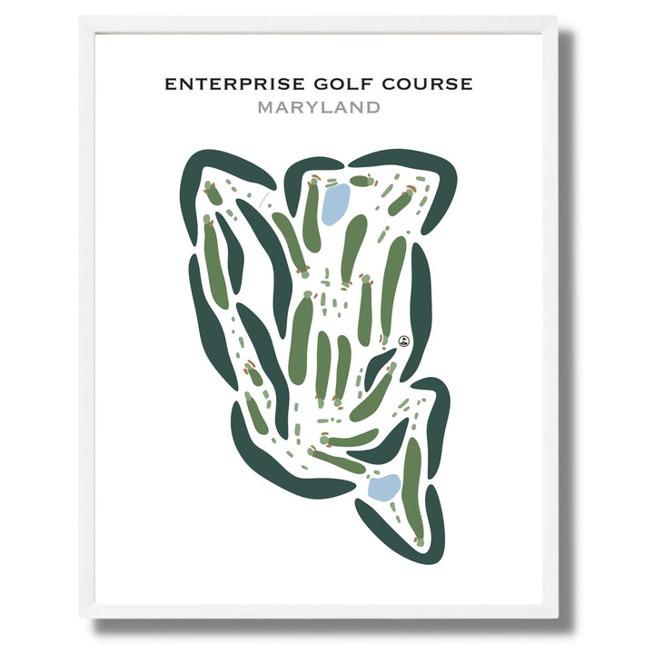 Enterprise Golf Course, Maryland - Printed Golf Courses