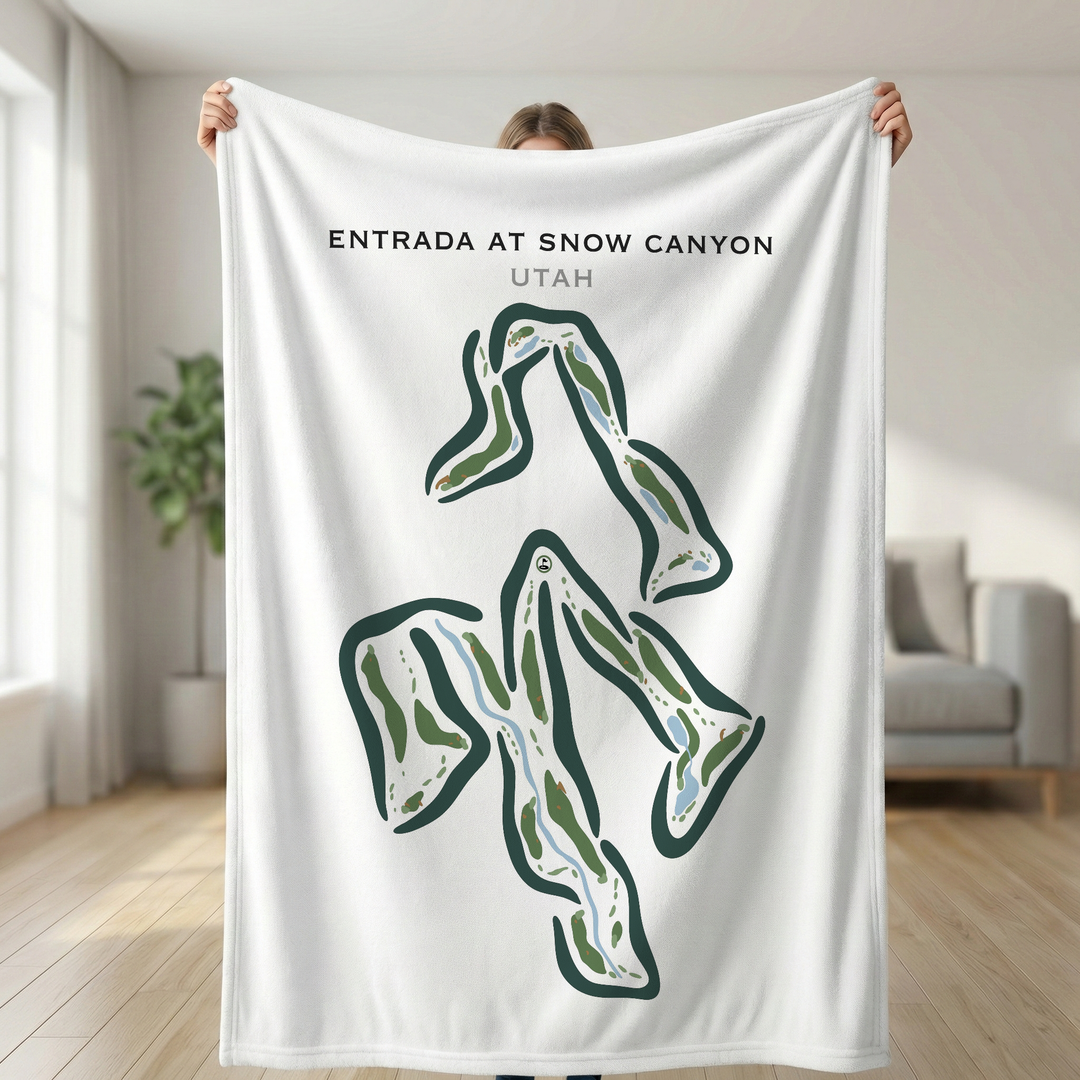 Entrada at Snow Canyon County Club, St George Utah - Printed Golf Courses