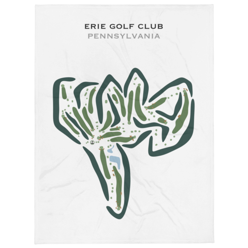 Erie Golf Club, Pennsylvania - Printed Golf Courses