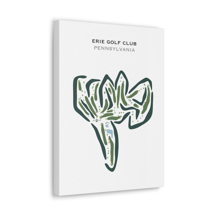 Erie Golf Club, Pennsylvania - Printed Golf Courses