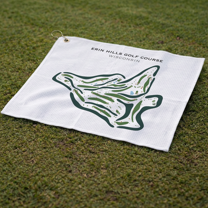 Erin Hills Golf Course Hartford, Wisconsin - Printed Golf Courses