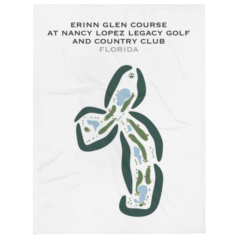 Erinn Glen Course at Nancy Lopez Legacy Golf & Country Club, Florida - Printed Golf Courses